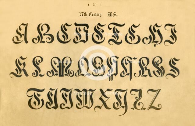 '17th Century. MS.', 1862. Artist: Unknown.