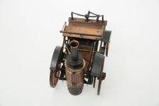1868 Knight Steam carriage scale model. Creator: Unknown