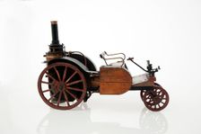 1868 Knight Steam carriage scale model. Creator: Unknown