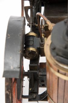 1868 Knight Steam carriage scale model. Creator: Unknown