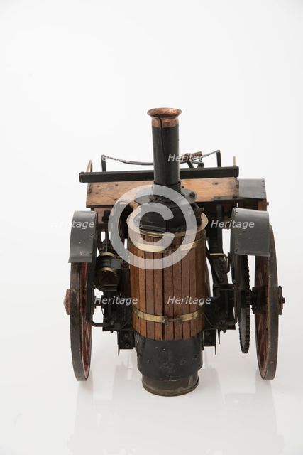 1868 Knight Steam carriage scale model. Creator: Unknown.