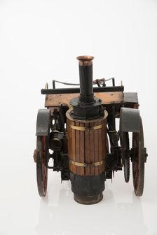 1868 Knight Steam carriage scale model. Creator: Unknown