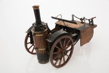 1868 Knight Steam carriage scale model. Creator: Unknown
