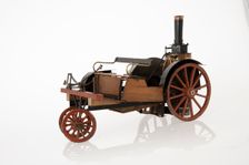 1868 Knight Steam carriage scale model. Creator: Unknown