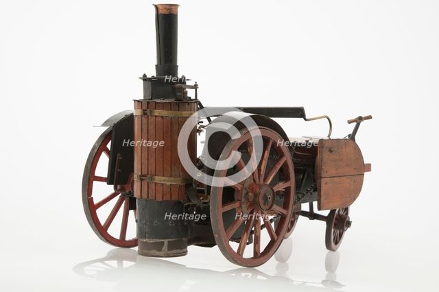 1868 Knight Steam carriage scale model. Creator: Unknown.