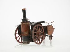 1868 Knight Steam carriage scale model. Creator: Unknown