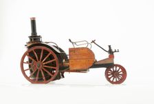 1868 Knight Steam carriage scale model. Creator: Unknown