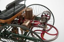 1885 Benz 3 wheeler scale model. Creator: Unknown