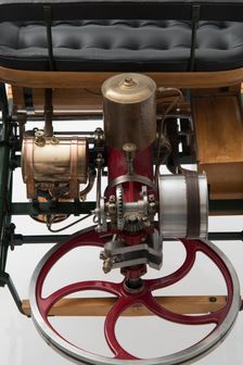 1885 Benz 3 wheeler scale model. Creator: Unknown