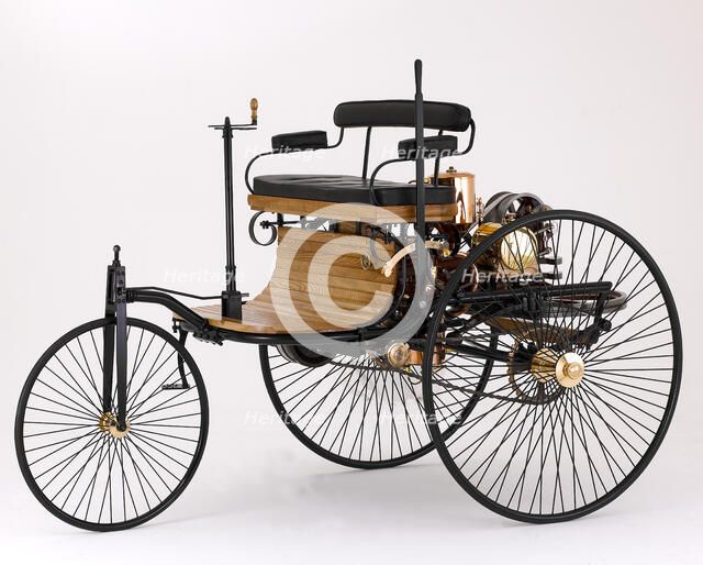 1885 Benz Three Wheeler. Artist: Unknown.
