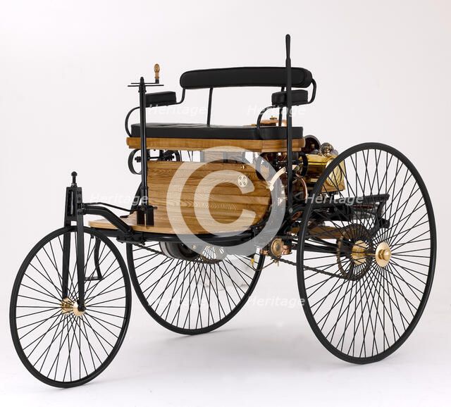 1885 Benz Three Wheeler. Artist: Unknown.