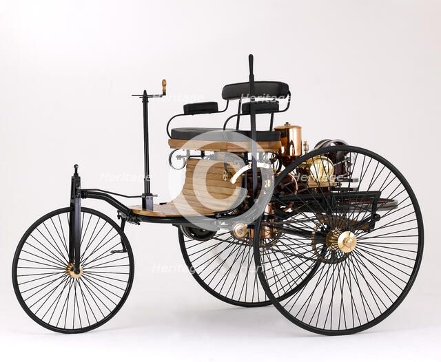 1885 Benz Three Wheeler. Artist: Unknown.