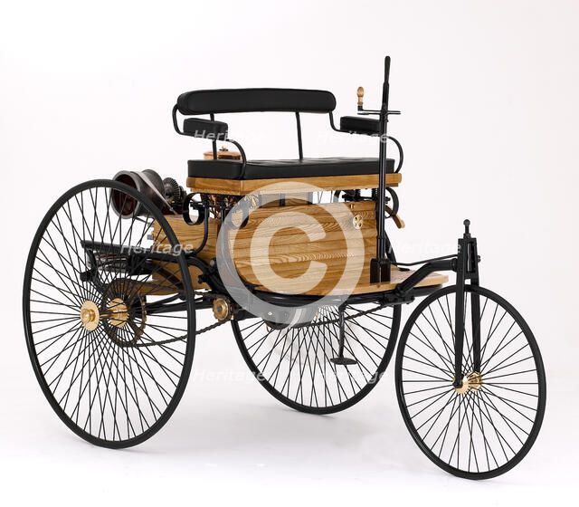 1885 Benz Three Wheeler. Artist: Unknown.