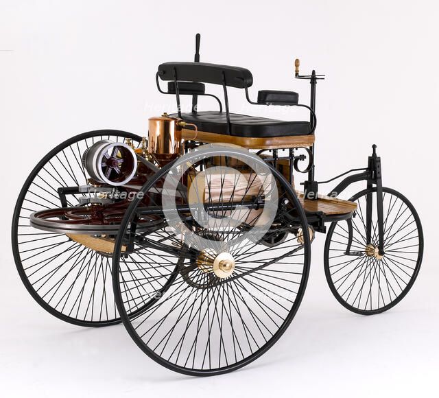 1885 Benz Three Wheeler. Artist: Unknown.