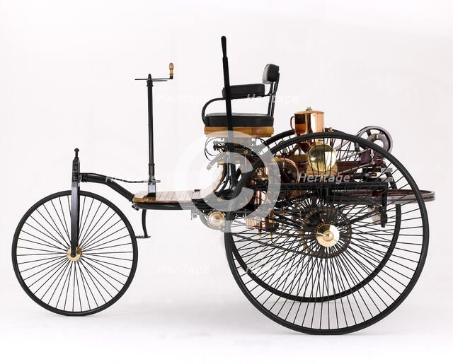 1885 Benz Three Wheeler. Artist: Unknown.