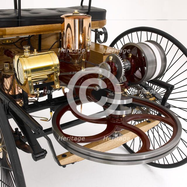 1885 Benz Three Wheeler. Artist: Unknown.