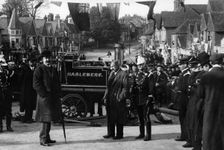 1890's Steam Fire Pump in Haslemere. Creator: Unknown