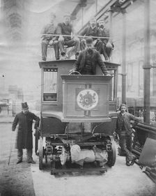 1891 Parker electric omnibus. Creator: Unknown