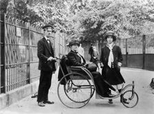 1895 Invalid chair. Creator: Unknown