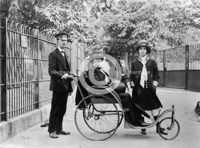 1895 Invalid chair. Creator: Unknown.