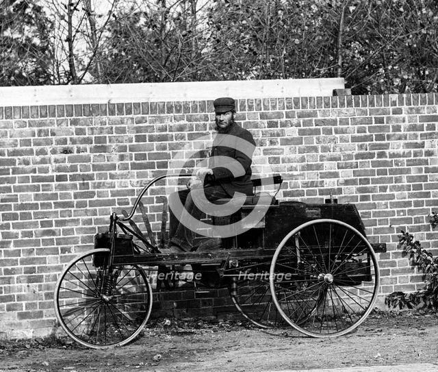 1895 Knight 3 wheeler. Creator: Unknown.