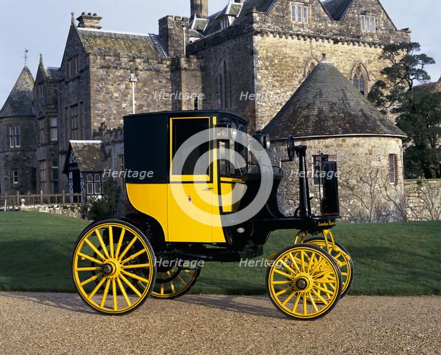 1897 Bersey Electric Taxi. Artist: Unknown