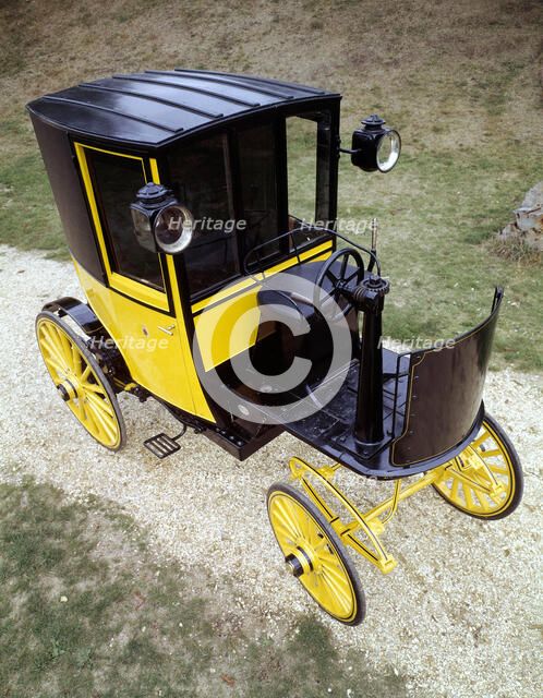1897 Bersey Electric Taxi. Artist: Unknown