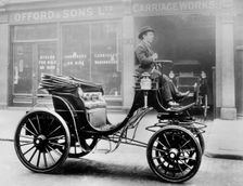 1897 Krieger 9hp Offord body electric. Creator: Unknown