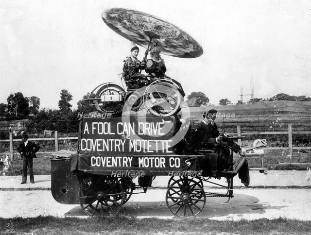 1897 Lady Godiva show at Coventry 1897, Coventry Motette. Creator: Unknown.