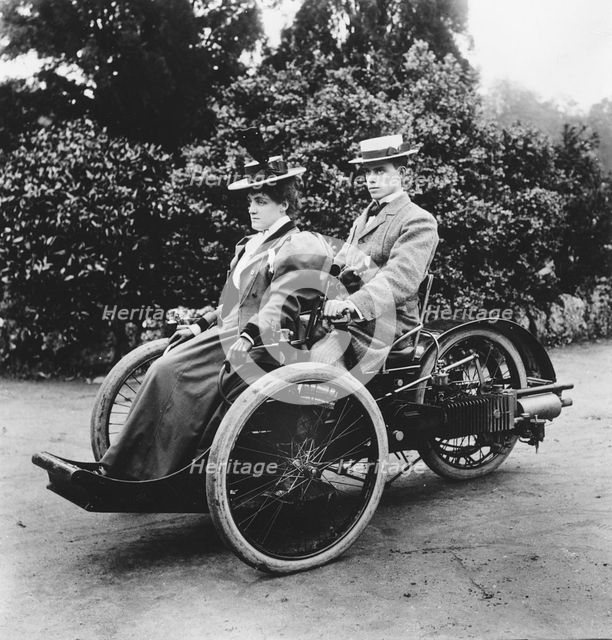 1897 Leon Bollee cyclecar. Creator: Unknown.