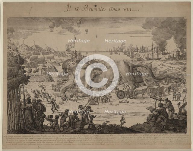 18 Brumaire in the year VIII (9 November 1799), 1799. Artist: Anonymous  