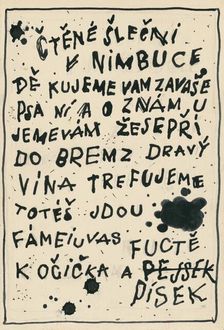 18. Talking about a dog and a cat, around 1928. Creator: Josef Capek