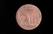 18th century token: Carmarthen ironworks, 1792. Creator: John Gregory Hancock