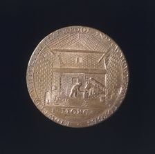 18th century token: Carmarthen ironworks, 1792. Creator: John Gregory Hancock