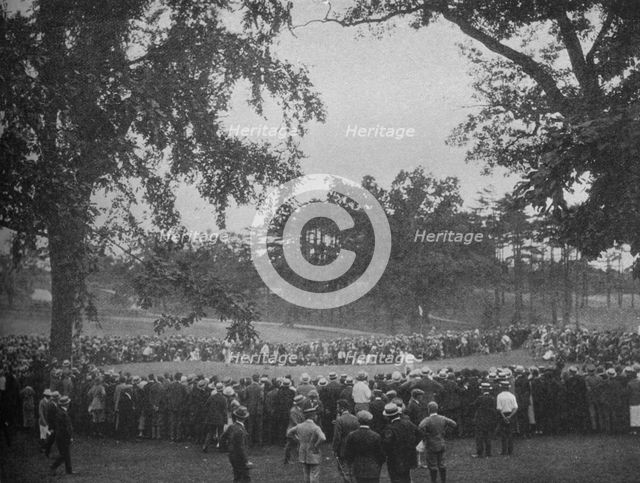 18th green, The Country Club, Brookline, Massachusetts, 1925. Artist: Unknown.