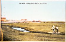 18th Hole, Championship Course, Carnoustie Scotland, (1930s?). Creator: Unknown