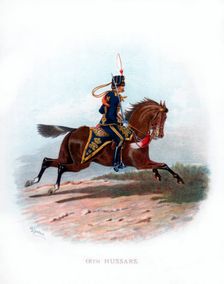 18th Hussars 1890.Artist: R Simkin