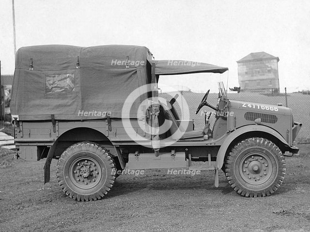 1940 Bedford MWT 15cwt gun tractor. Creator: Unknown.