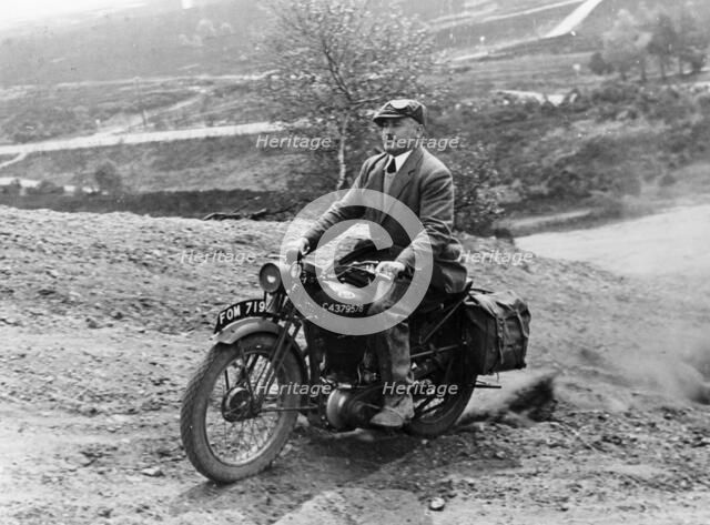 1940 BSA motorbike, (c1940?). Artist: Unknown