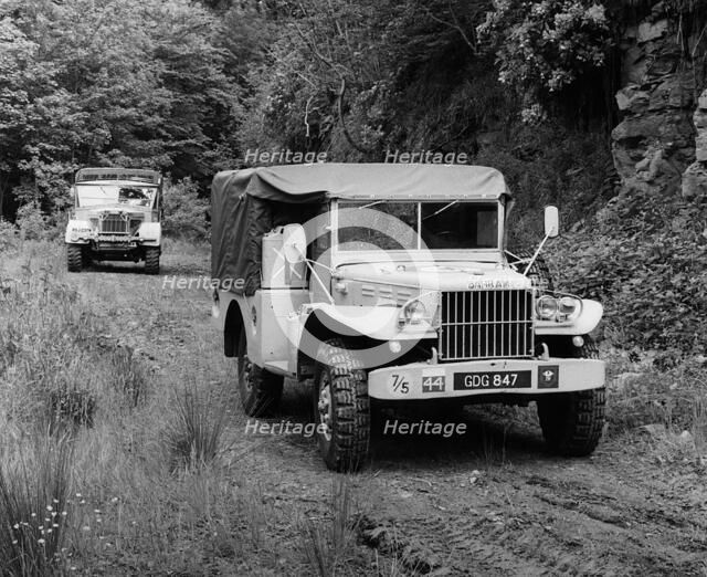 1943 Dodge military weapons carrier Artist: Unknown.