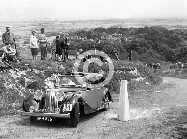 1946 Jaguar 1.5 litre on the 1954 Eastbourne Rally. Creator: Unknown.
