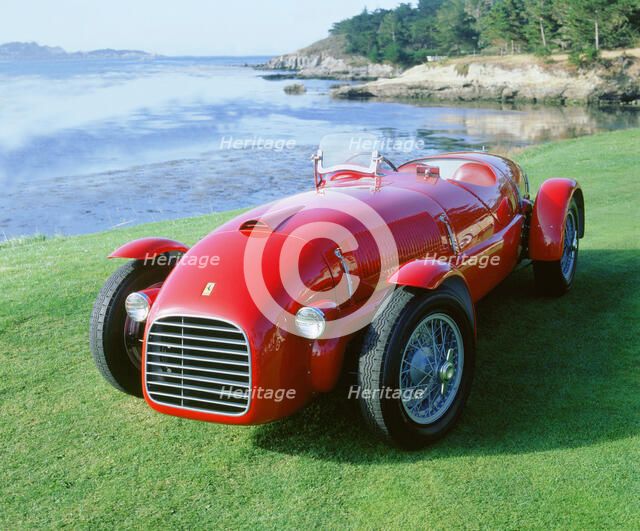 1947 166 Spyder Corsa. Artist: Unknown.