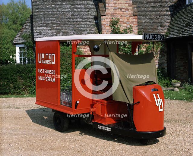 1947 Brush Pony Electric Milk Float. Artist: Unknown