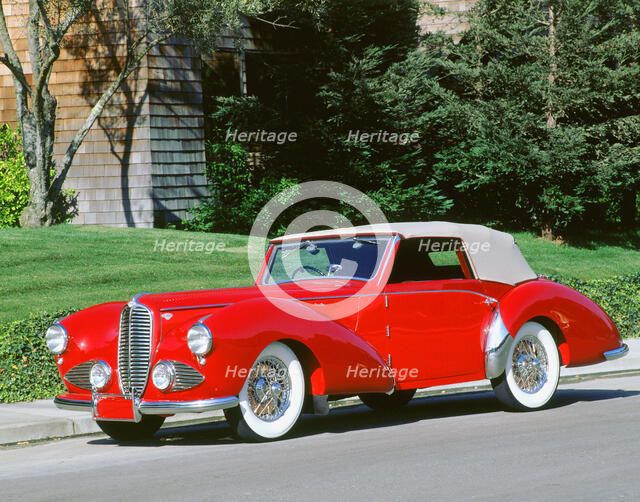 1947 Delahaye 135m Vanden Plas. Artist: Unknown.