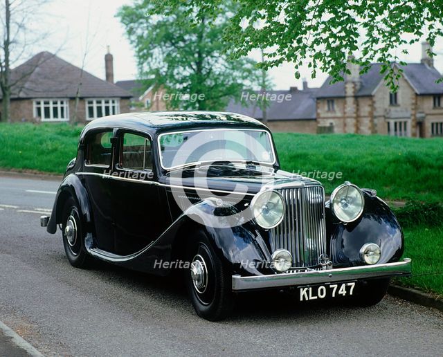 1947 Jaguar MKIV 3.5 litre. Reg KLO 747. Creator: Unknown.