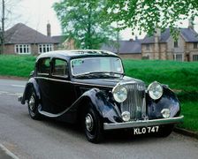 1947 Jaguar MKIV 3.5 litre. Reg KLO 747. Creator: Unknown