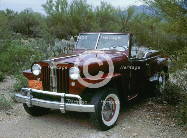 1948 Willys Jeepster. Artist: Unknown.