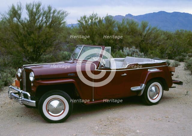 1948 Willys Jeepster. Artist: Unknown.