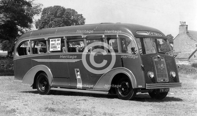 1949 Vulcan 6PF Longwell Green bus. Creator: Unknown.