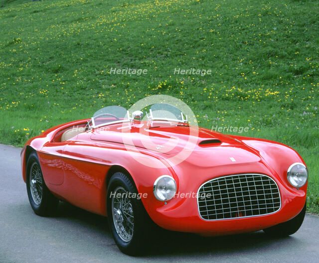 1949 Ferrari 166 Barchetta. Artist: Unknown.